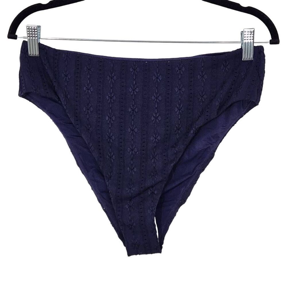Andie Navy Swim Bottom NWT Size Small Navy Andie Swim Bikini Bottom